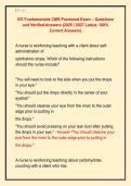 ATI Fundamentals CMS Proctored Exam &ndash; Questions &NewLine;and Verified Answers &lpar;2026 &vert; 2027 Latest&comma; 100&percnt; &NewLine;Correct Answers&rpar; 