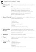 National Academy of Sports Medicine &lpar;NASM&rpar; Nutrition Certification Exam EXAM STUDY GUIDE 2026&sol;2027 ACCURATE QUESTIONS WITH CORRECT DETAILED SOLUTIONS &vert;&vert; 100&percnt; GUARANTEED PASS NEWEST VERSION