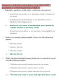 Mohawk AC & Refrigeration Exam Prep 2026&sol;2027 &vert; &NewLine;Questions & Correct Answers &vert; Graded A&plus;