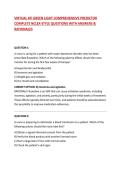 VIRTUAL ATI GREEN LIGHT COMPREHENSIVE PREDICTOR COMPLETE NCLEX-STYLE QUESTIONS WITH ANSWERS & RATIONALES &vert; 2026&sol;2027
