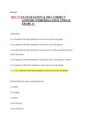 Title&colon; BIO 172 Biology Exam Questions and Answers&comma; HOSMERIT&comma; Latest Update &ndash; Verified Comprehensive Exam Preparation Material
