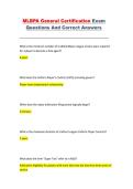 MLBPA General Certification Exam Questions and Answers