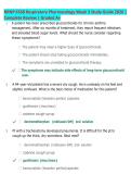 NRNP 6568 Respiratory Pharmacology Week 3 Study Guide 2026 &vert; Complete Review &vert; Latest Update &vert; Graded A&plus;