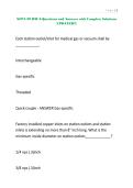 NFPA 99 HW 6 Questions and Answers with Complete Solutions UPDATED&excl;&excl;&excl;&period;