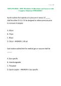 NFPA 99 2026 &vert; 2027 Worksheet 6 Questions and Answers with Complete Solutions UPDATED&excl;&excl;&excl;&excl;&period;