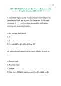 NFPA 99 2026 &vert; 2027 Worksheet 2 Questions and Answers with Complete Solutions UPDATED&excl;&excl;&excl;&period;