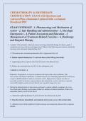 CHEMOTHERAPY & BIOTHERAPY &NewLine;CERTIFICATION  EXAM with Questions and &NewLine;Answers&sol;Plus a Rationale Updated 2026 A&plus;&sol;Instant &NewLine;Download PDF 