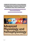 Advanced Physiology and Pathophysiology Essentials for Clinical Practice 2nd Edition by Nancy Tkacs & Linda Herrmann &vert; Complete Test Bank with Verified Answers &vert; Nursing Exam Preparation