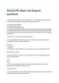 NCLEX-PN&colon; Basic Life Support questions Questions and Explained Answers &lpar;2026&sol;2027&rpar;&NewLine;
