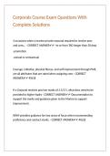 Corporals Course Exam Questions With Complete Solutions&period;