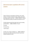Cpls course exam 1 questions with correct answers&period;
