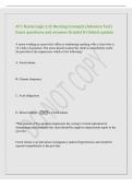 ATI&colon; Nurse Logic 2&period;0&colon; Nursing Concepts &lpar;Advance Test&rpar;&NewLine;Exam questions and answers Graded A&plus;&vert;latest update&NewLine;A nurse working in a provider's office is reinforcing teaching with a client who is&NewLine;14 weeks of gestation&period; The nurse should instruct the cli