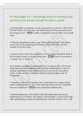 ATI Nurselogic 3&period;0 -> knowledge levels for nursing Exam&NewLine;questions and answers Graded A&plus;&vert;latest update&NewLine;A nursing student is preparing to use the nursing process to care for a client for the&NewLine;first time which of the following is the primary purpose of 