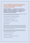 Exam 4&colon; NUR242&sol; NUR 242 EXAM with Questions &NewLine;and Answers&sol;Plus a Rationale Updated 2026 &NewLine;A&plus;&sol;Instant Download PDF