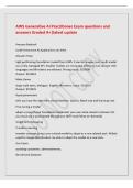 AWS Generative AI Practitioner Exam questions and&NewLine;answers Graded A&plus;&vert;latest update&NewLine;Amazon Bedrock&NewLine;build Generative AI Applications on AWS&period;&NewLine;Amazon Titan&NewLine;high performing foundation model from AWS&period; it can do images&comma; text&comma; multi modal&NewLine;via a fully managed