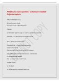 AWS Basics Exam questions and answers Graded&NewLine;A&plus;&vert;latest update&NewLine;AWS Terminologies -EC2&period;&NewLine;&lpar;Elastic Compute Cloud&rpar;&NewLine;Service to create a VM in the cloud&period;&NewLine;Options&colon;&NewLine;On-demand ---pay for usage&comma; no con