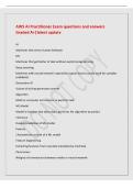 AI&comma; ML&comma; and Generative AI on AWS Exam questions and answers Graded A&plus;&vert;latest update Fairness -AI systems treat all individuals and groups equitably&comma; without discrimination based on characteristics like race&comma; gender&comma; or age&period; Fit -Describes how well a m