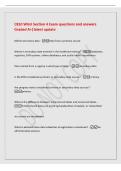 C810 WGU Section 4 Exam questions and answers&NewLine;Graded A&plus;&vert;latest update&NewLine;Define secondary data -Data from a primary source&NewLine;Where is secondary data entered in the healthcare setting&quest; -databases&comma;&NewLine;registries&comma; EHR systems&comma; claims databases&comma; and public health