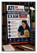 ATI RN Capstone Proctored Post Assessment Exam 2026 &vert; 81 Questions & Correct Answers with Detailed Rationales