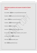 C810 Exam questions and answers Graded A&plus;&vert;latest&NewLine;update&NewLine;Accountability -Who is responsible&sol;leadership&sol;oversight&NewLine;Availability -Records can be retrieved when needed&NewLine;Integrity -Data is accurate & trustworthy&NewLine;Compliance -Following laws&sol;re