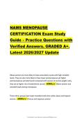 NAMS MENOPAUSE &NewLine;CERTIFICATION