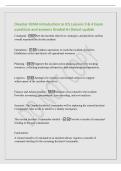 Disaster FEMA Introduction to ICS Lessons 3 & 4 Exam&NewLine;questions and answers Graded A&plus;&vert;latest update&NewLine;Command - Sets the incident objectives&comma; strategies&comma; and priorities and has&NewLine;overall responsibility for the incident&NewLine;Operations - Conducts operations to r