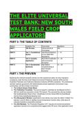 2026&sol;2027 ELITE &lpar;New South Wales&rpar; NSW Field Crop Applicators Test Bank &lpar;EPA&sol;APVMA Compliant&rpar; &vert; 19&plus; Q&A with Mentor Breakdowns&NewLine;  