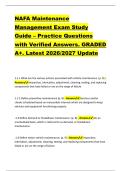 NAFA Maintenance &NewLine;Management