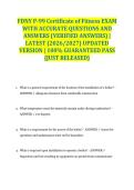 FDNY P-99 Certificate of Fitness EXAM WITH ACCURATE QUESTIONS AND ANSWERS &lpar;VERIFIED ANSWERS&rpar; &vert; LATEST &lpar;2026&sol;2027&rpar; UPDATED VERSION &vert; 100&percnt; GUARANTEED PASS &lbrace;JUST RELEASED&rcub;