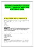 Gas Technician 2 Exam Study Guide PDF &NewLine;2026&sol;2027 &vert; Gas Systems&comma; Safety&comma; Codes &NewLine;& Certification Review