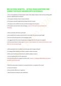 BIO 210 GENETICS FINAL ACTUAL EXAM QUESTIONS AND CORRECT DETAILED ANSWERS WITH RATIONALES