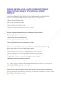 NURS 142 MIDTERM ACTUAL EXAM TEST BANK QUESTIONS AND CORRECT DETAILED ANSWERS WITH RATIONALES ALREADY GRADED A&plus;