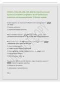 FEMA is &sol; ICS 100&comma; 200&comma; 700&comma; 800 &lpar;Incident Command&NewLine;System&rpar; Complete Compilation Study Guide Exam&NewLine;questions and answers Graded A&plus;&vert;latest update&NewLine;Incident objectives are based on what three overall incident priorities&quest; - 1&period;&NewLine;Life safety&NewLine;2&period; Incident stabi