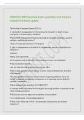 FEMA ICS-200 Overview Exam questions and answers&NewLine;Graded A&plus;&vert;latest update&NewLine;The Incident Command System &lpar;ICS&rpar; is&colon;&NewLine;A standardized management tool for meeting the demands of small or large&NewLine;emergency or nonemergency situations&period;&NewLine;Which NIMS Management Charac