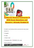 California General Building Contractor &lpar;B&rpar; License Exam &vert; CSLB B License &vert; 300&plus; Practice Questions & Answers &vert; Construction Codes&comma; OSHA&comma; Framing&comma; Electrical&comma; Plumbing & Concrete &vert; California Contractors State License Board &lpar;CSLB&rpar;