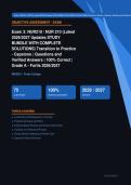 NUR 210 Transition to Practice Capstone Exam 3 Bundle Actual 2026&sol;2027 &ndash; Complete Exam-Style Questions &vert; 100&percnt; Verified &ndash; Pass Guaranteed &ndash; A&plus; Graded