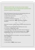 FEMA ICS 100 IS-100&period;C Introduction to the Incident&NewLine;Command System&sol; Intro to Hazmat Exam questions and&NewLine;answers Graded A&plus;&vert;latest update&NewLine;Which NIMS Management Characteristic may include gathering&comma; analyzing&comma; and&NewLine;assessing weather service data from techni