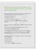 FEMA Final Exam ICS 100&colon; IS-100&period;C&colon; Introduction to the&NewLine;Incident Command System Exam questions and answers&NewLine;Graded A&plus;&vert;latest update&NewLine;Which NIMS Management Characteristic may include gathering&comma; analyzing&comma; and&NewLine;assessing weather service data from technical 