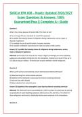 SkillCat EPA 608 &ndash; Newly Updated 2026&sol;2027 Exam Questions & Answers&comma; 100&percnt; Guaranteed Pass &vert;&vert; Complete A&plus; Guide&NewLine;