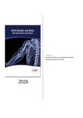 Shoulder and elbow AAOS mcqs&lowbar;2026