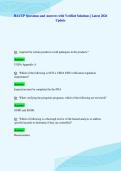 HACCP Questions and Answers with Verified Solutions &vert; Latest 2026&NewLine;Update&NewLine;