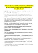 Sales and Service Associate Academy Test with all Correct & 100&percnt; Verified Answers &vert;Actual Complete Exam &vert;Already Graded A&plus;