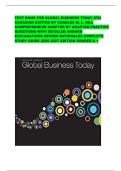 TEST BANK FOR GLOBAL BUSINESS TODAY 8TH CANADIAN EDITION BY CHARLES W&period; L&period; HILL COMPREHENSIVE CHAPTER BY CHAPTER PRACTICE QUESTIONS WITH DETAILED ANSWER EXPLANATIONS REVIEW RATIONALES COMPLETE STUDY GUIDE 2026 2027 EDITION GRADED A &plus;