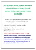 ATI RN Pediatric Nursing Proctored Assessment &NewLine;Questions and Correct Answers &lpar;Verified &NewLine;Answers&rpar; Plus Rationales 2026 Q&A &vert; Instant &NewLine;Download Pdf 
