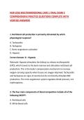 NUR 2356 MULTIDIMENSIONAL CARE 1 FINAL EXAM 2 COMPREHENSIVE PRACTICE QUESTIONS COMPLETE WITH VERIFIED ANSWERS