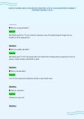 CARE OF OLDER ADULTS EXAMS SET UPDATED ACTUAL EXAM QUESTIONS CORRECT&NewLine;ANSWERS GRADED A PLUS