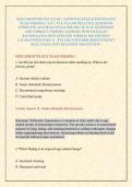 HESI GERONTOLOGY EXAM &sol; APPROVED HESI GERONTOLOGY EXAM VERSION 1-3 &lpar;V1&comma; V2 & V3&rpar; AND PRACTICE QUESTIONS COMPLETE ACCURATE EXAM 2026&sol;2027 ACTUAL QUESTIONS AND CORRECT VERIFIED ANSWERS WITH DETAILED RATIONALES &lpar;A NEW UPDATED VERSION 2026 EDITION&rpar; &vert;GUARANTEE