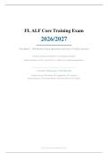 FLORIDA ALF CORE TRAINING TEST BANK BUNDLE 1&comma; 2 & 3 2026&sol;2027 &vert; 250&plus; Real Exam Prep Questions & Verified Answers &vert; ALF Core Exam Florida &vert; Pass Guaranteed - A&plus; Graded
