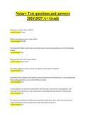 Notary Test questions and answers 20262027 A&plus; Grade