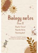 Class 12 Biology Chapter 1 Handwritten Notes with Diagrams & Flowcharts &lpar;NCERT Based&rpar;